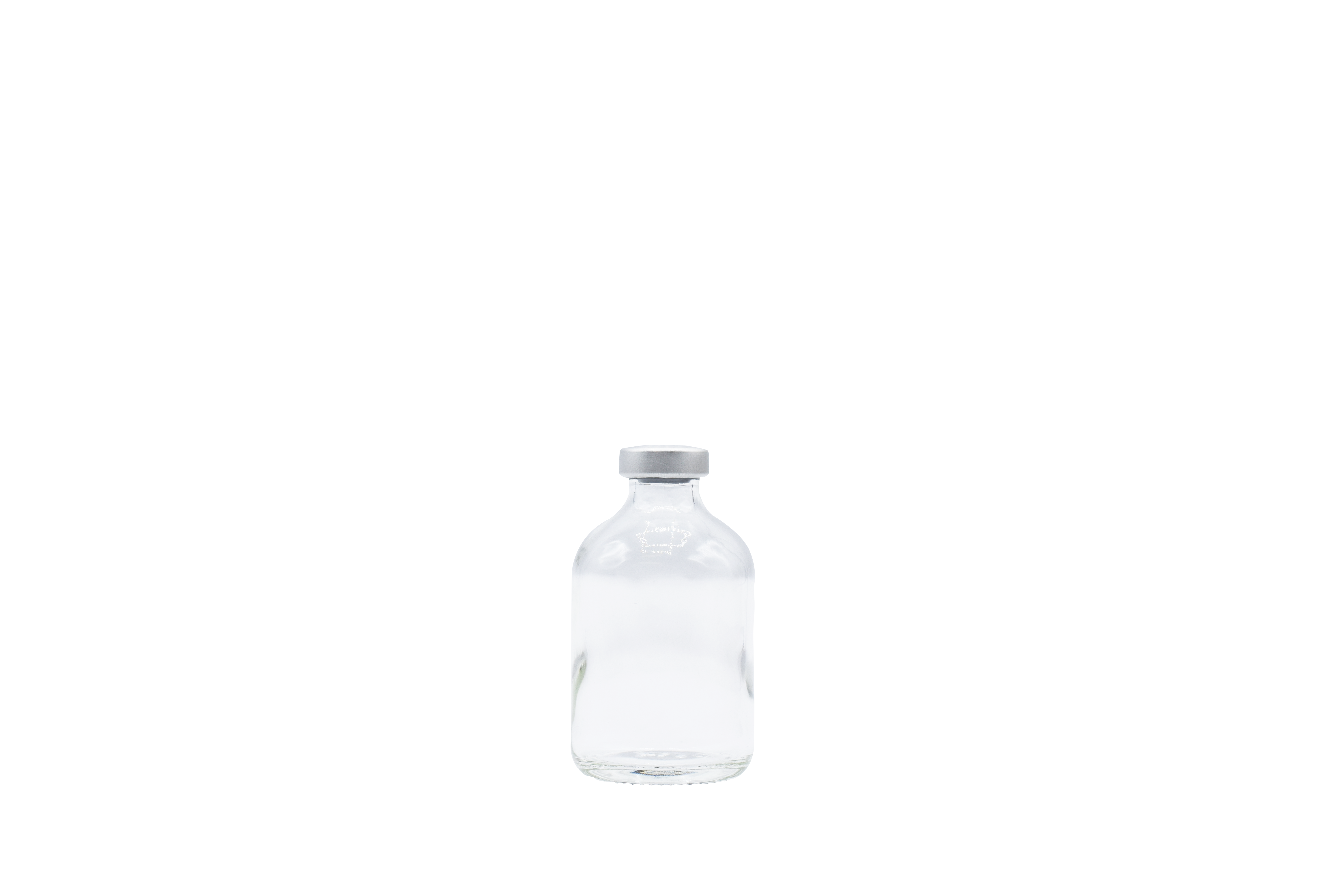 50cc Clear Vials x 25ct - Silver